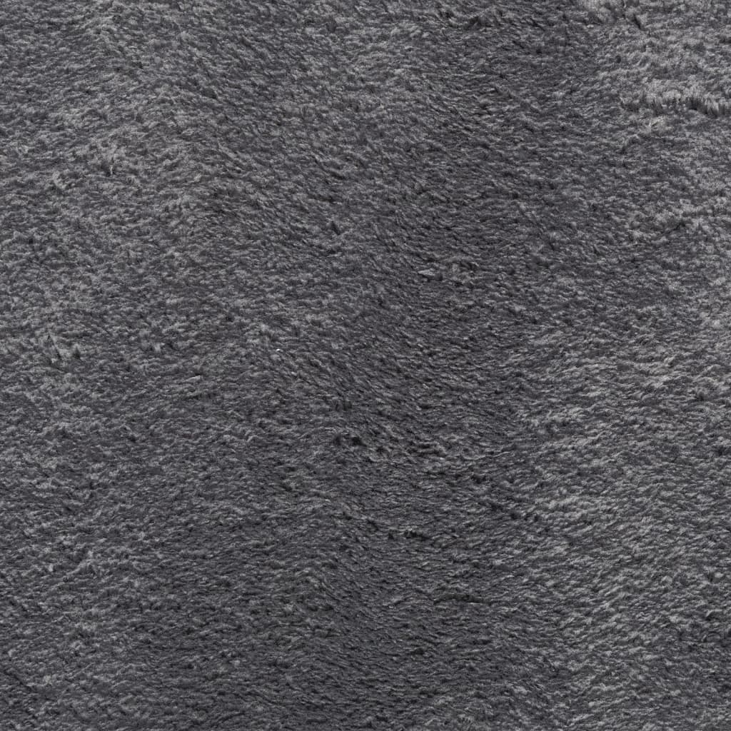 Vloerkleed Huarte Laagpolig Zacht Wasbaar Antraciet 100 x 200 cm