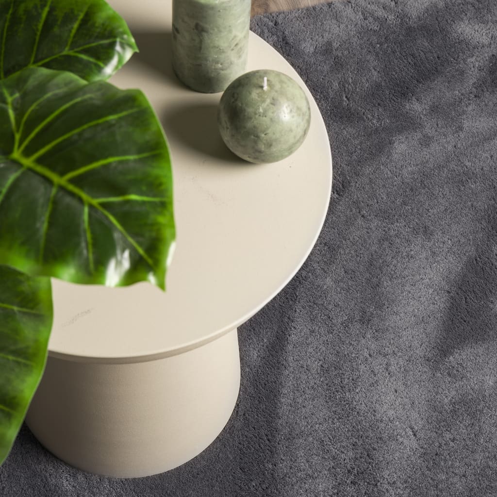 Vloerkleed Huarte Laagpolig Zacht Wasbaar Antraciet 120 x 170 cm