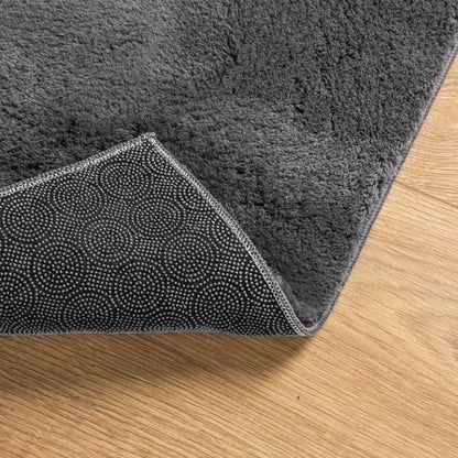 Vloerkleed Huarte Laagpolig Zacht Wasbaar Antraciet 200 x 280 cm