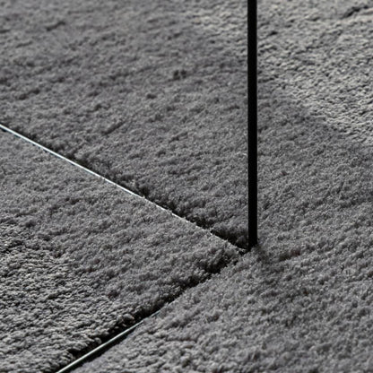 Vloerkleed Huarte Laagpolig Zacht Wasbaar Antraciet 200 x 280 cm