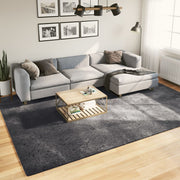 Vloerkleed 240x340 cm antraciet wasbaar