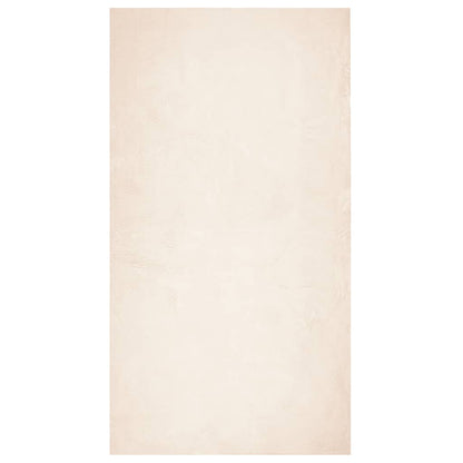 Vloerkleed Huarte Laagpolig Zacht Wasbaar Beige 60 x 110 cm