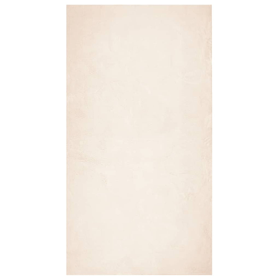 Vloerkleed Huarte Laagpolig Zacht Wasbaar Beige 60 x 110 cm
