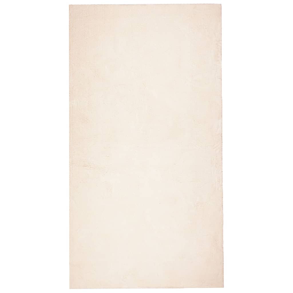 Vloerkleed Huarte Laagpolig Zacht Wasbaar Beige 80 x 150 cm