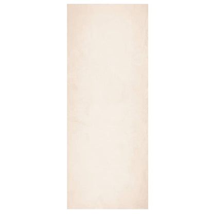 Vloerkleed Huarte Laagpolig Zacht Wasbaar Beige 80 x 200 cm
