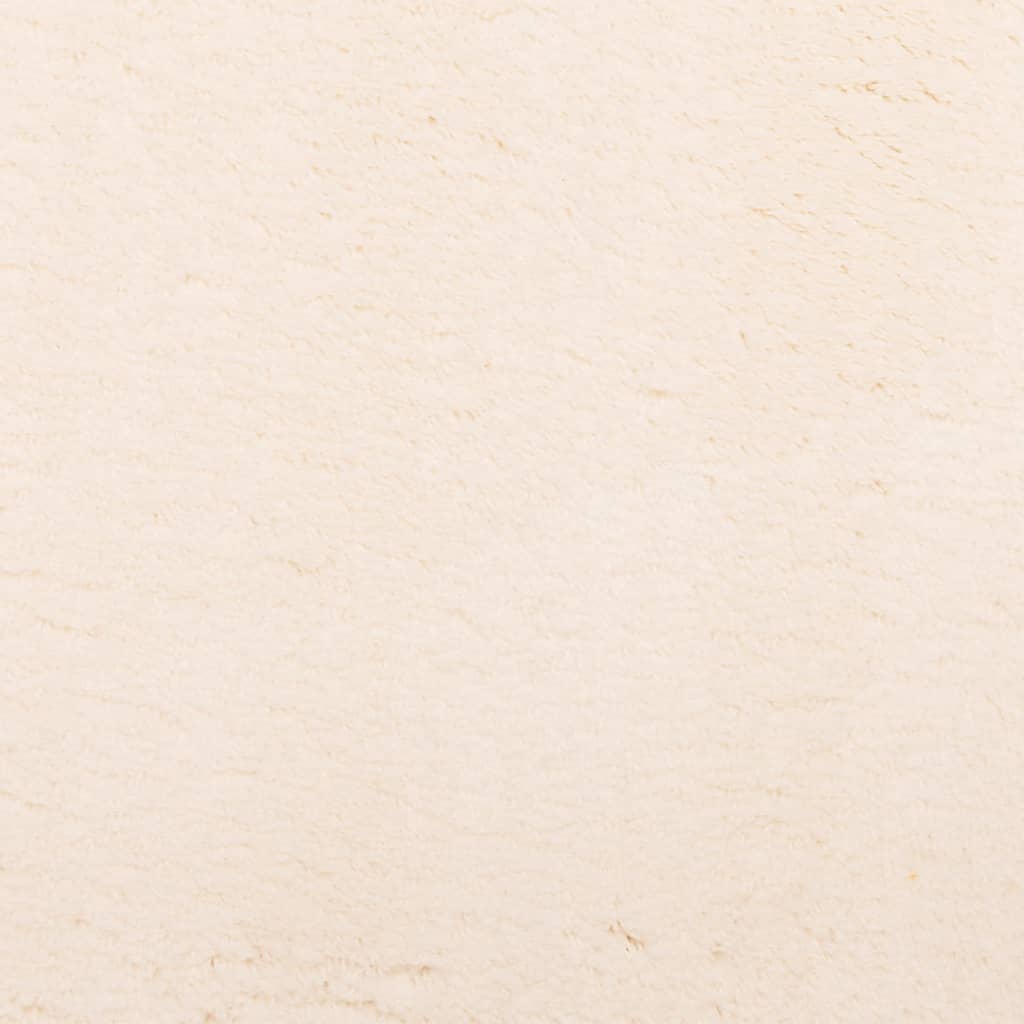 Vloerkleed Huarte Laagpolig Zacht Wasbaar Beige 80 x 250 cm