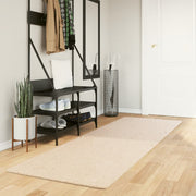 Vloerkleed 80x250 cm beige laagpolig wasbaar