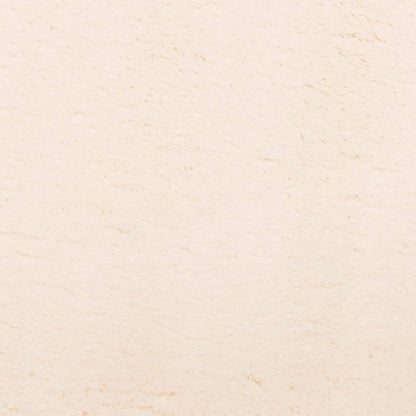 Vloerkleed Huarte Laagpolig Zacht Wasbaar Beige 120 x 120 cm