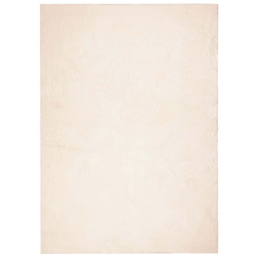 Vloerkleed Huarte Laagpolig Zacht Wasbaar Beige 120 x 170 cm