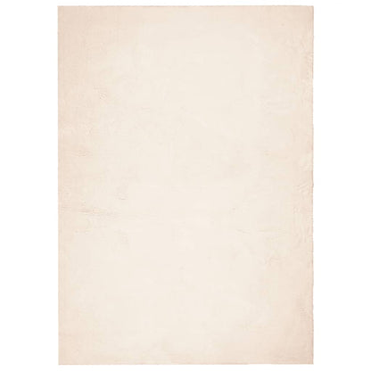 Vloerkleed Huarte Laagpolig Zacht Wasbaar Beige 140 x 200 cm