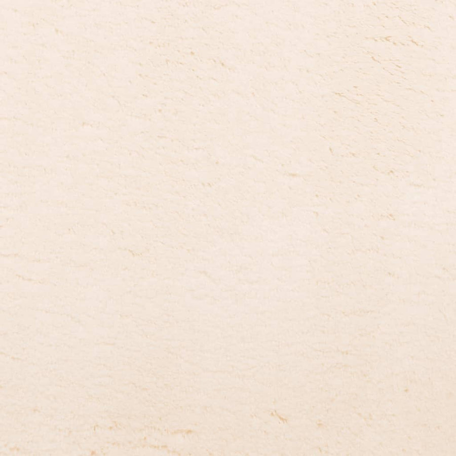 Vloerkleed Huarte Laagpolig Zacht Wasbaar Beige 140 x 200 cm