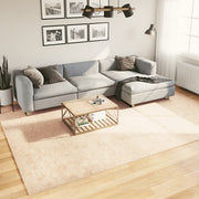 Vloerkleed 240x340 cm beige laagpolig zacht wasbaar