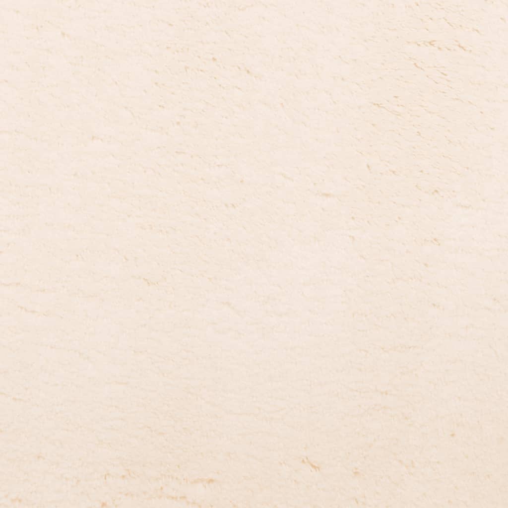 Vloerkleed Huarte Laagpolig Zacht Wasbaar Beige Ø 80 cm