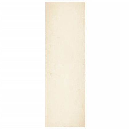Vloerkleed Huarte Laagpolig Zacht Wasbaar Crème 80 x 250 cm