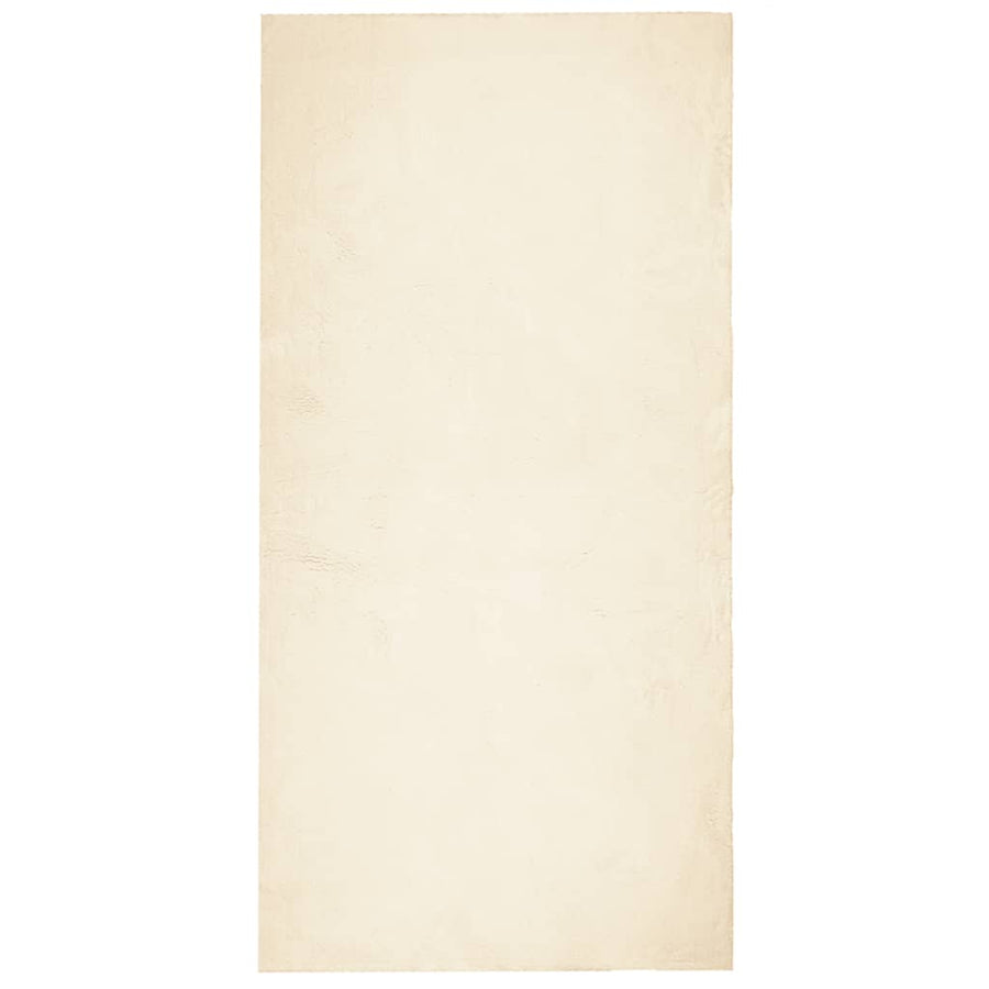 Vloerkleed Huarte Laagpolig Zacht Wasbaar Crème 100 x 200 cm