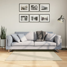 Vloerkleed Huarte Laagpolig Zacht Wasbaar Crème 120 x 120 cm