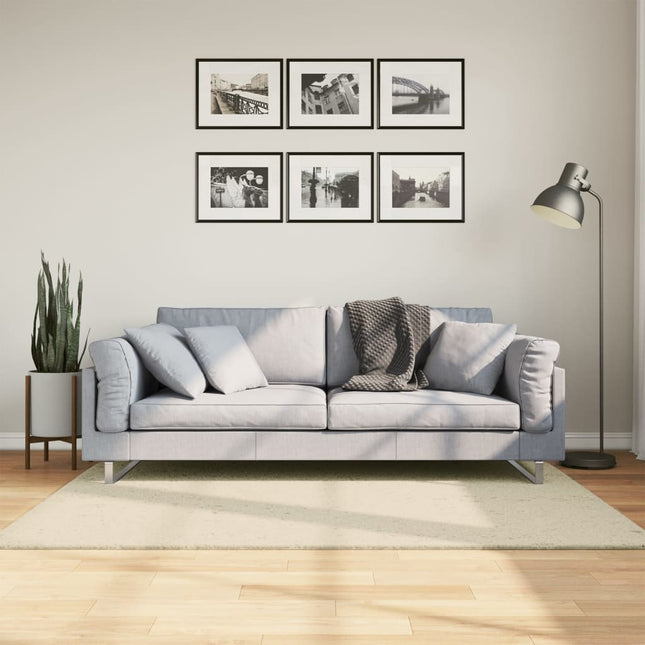 Vloerkleed Huarte Laagpolig Zacht Wasbaar Crème 120 x 170 cm