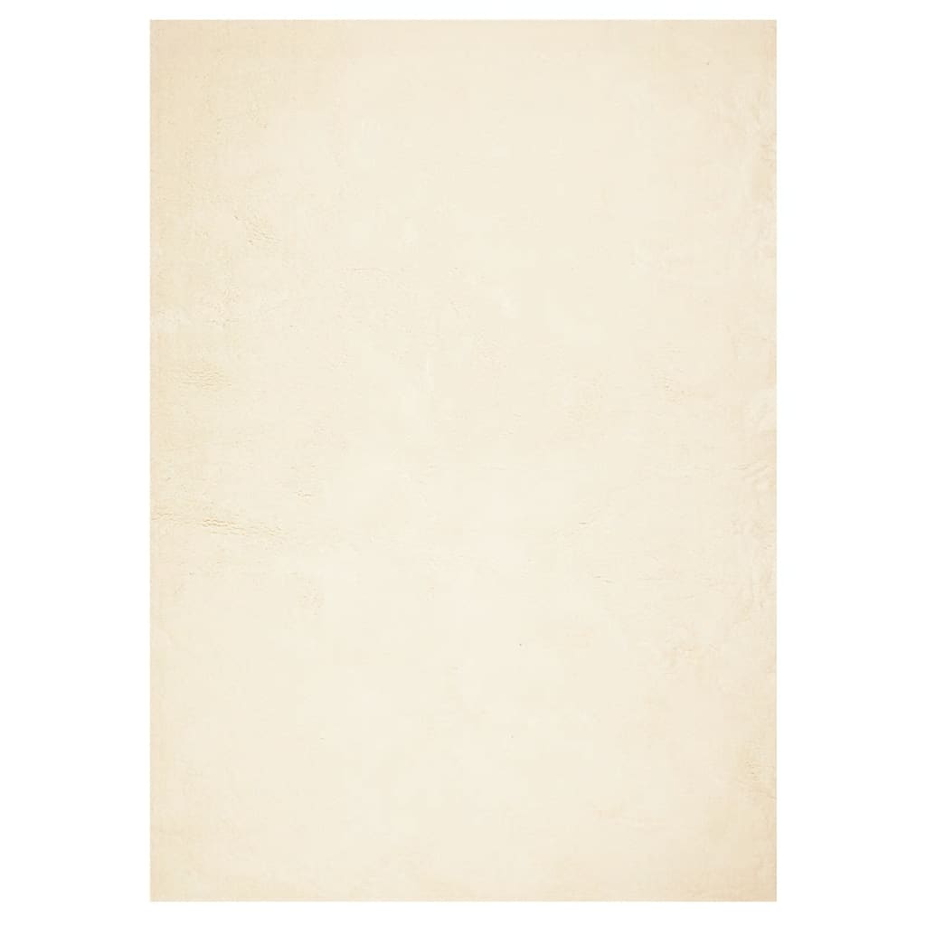 Vloerkleed Huarte Laagpolig Zacht Wasbaar Crème 240 x 340 cm