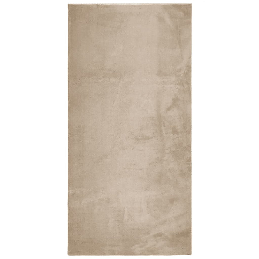 Vloerkleed Huarte Laagpolig Zacht Wasbaar 100X200Cm Kleurig Zand 100 x 200 cm