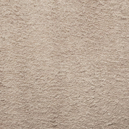 Vloerkleed Huarte Laagpolig Zacht Wasbaar 120X120Cm Kleurig Zand 120 x 120 cm