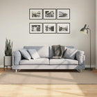 Vloerkleed 140x200 cm zandkleurig laagpolig