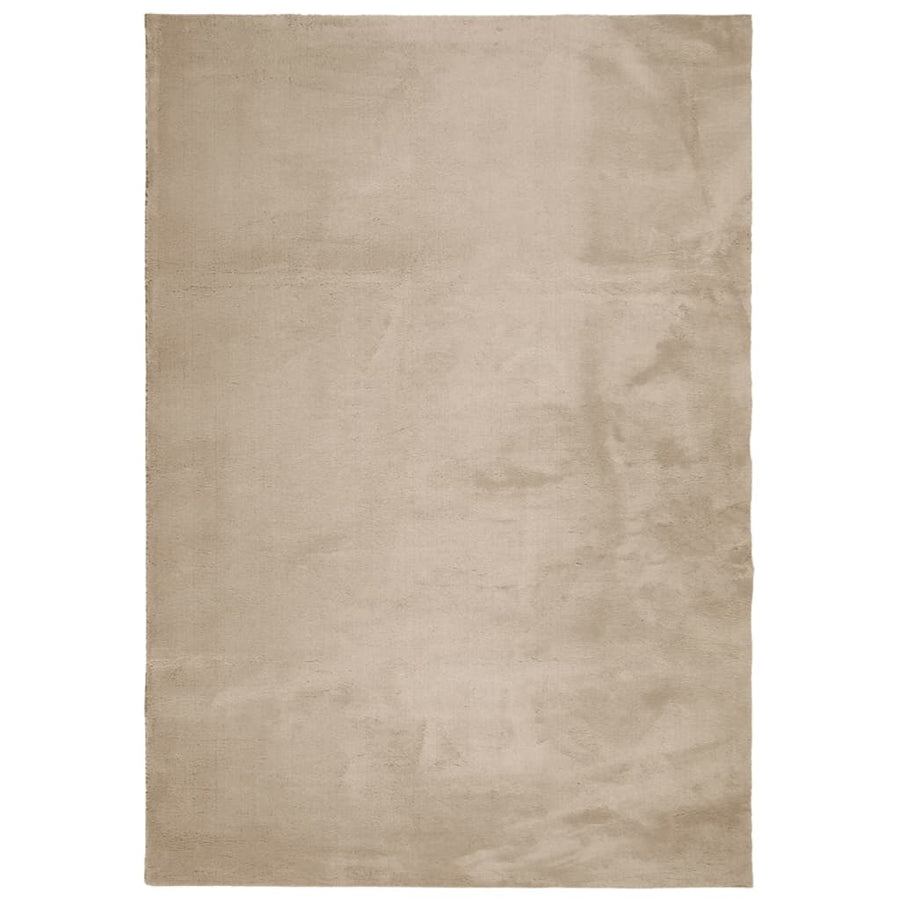 Vloerkleed Huarte Laagpolig Zacht Wasbaar 160X230Cm Kleurig Zand 160 x 230 cm