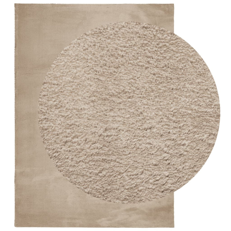 Vloerkleed Huarte Laagpolig Zacht Wasbaar 200X280Cm Kleurig Zand 200 x 280 cm