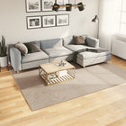 Vloerkleed 200x280 cm zandkleurig laagpolig wasbaar