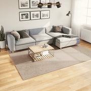 Vloerkleed 200x280 cm zandkleurig laagpolig wasbaar