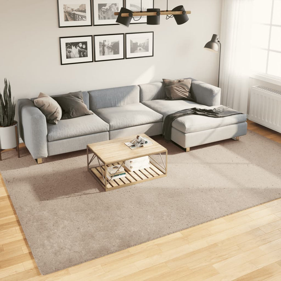 Vloerkleed Huarte Laagpolig Zacht Wasbaar 240X340Cm Kleurig Zand 240 x 340 cm
