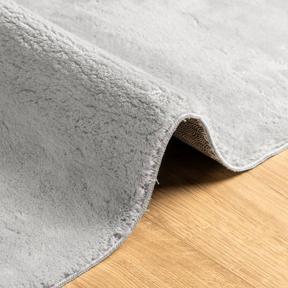 Vloerkleed Huarte Laagpolig Zacht Wasbaar Grijs 60 x 110 cm