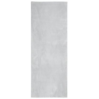 Vloerkleed Huarte Laagpolig Zacht Wasbaar Grijs 80 x 200 cm