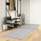 Vloerkleed HUARTE 80x250 cm grijs wasbaar