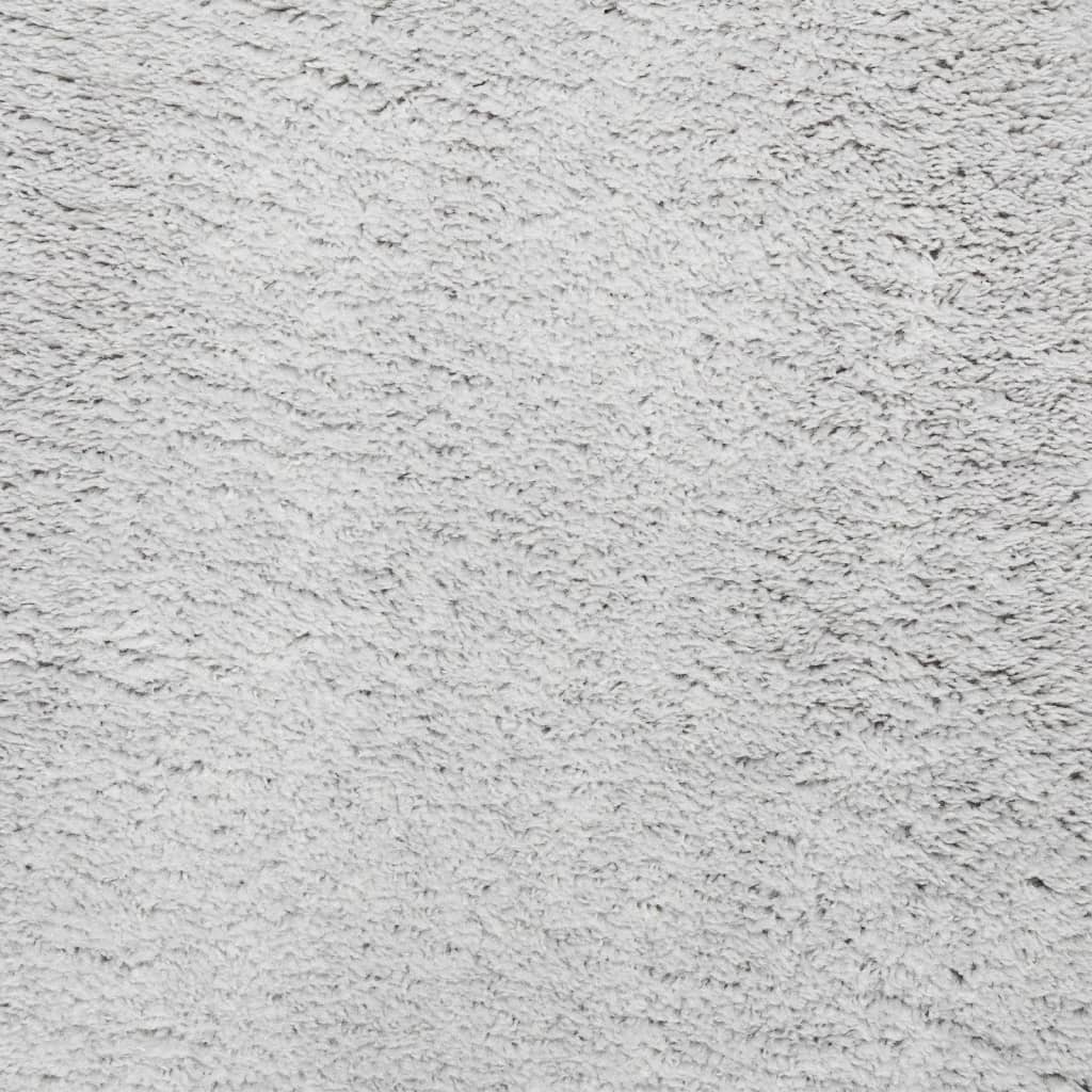 Vloerkleed Huarte Laagpolig Zacht Wasbaar Grijs 120 x 120 cm