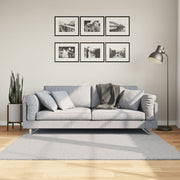 Vloerkleed HUARTE 160x160 cm grijs wasbaar