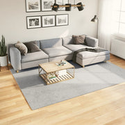 Vloerkleed 200x280 cm grijs laagpolig wasbaar