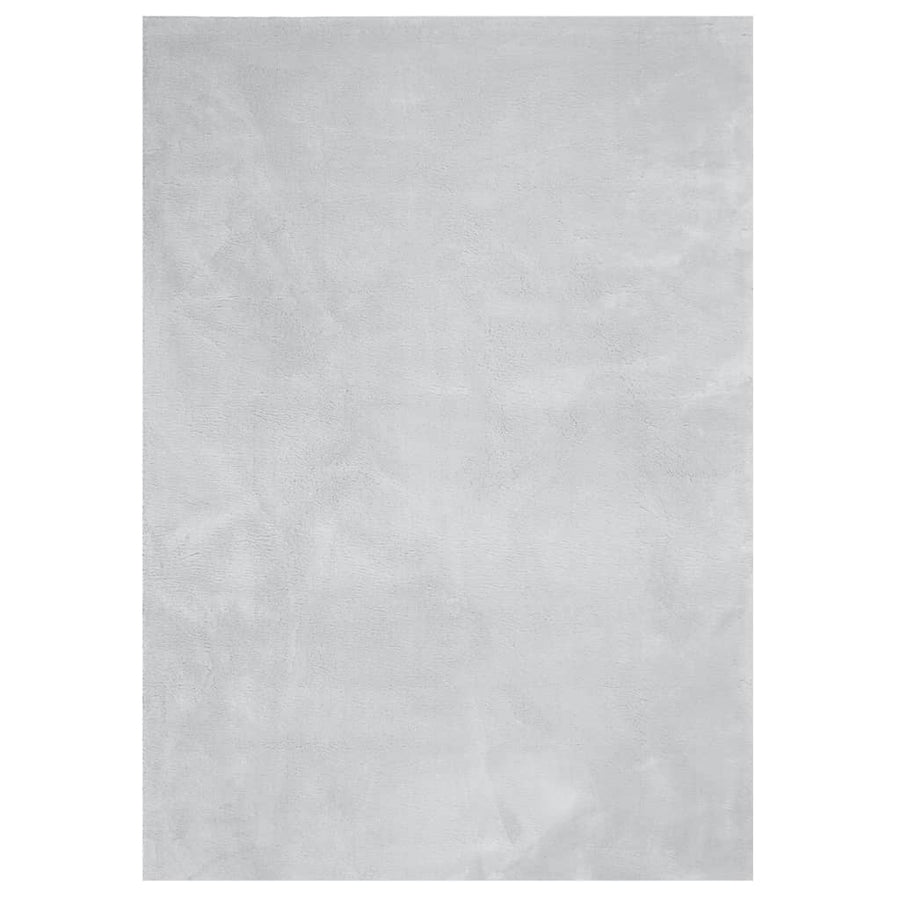 Vloerkleed Huarte Laagpolig Zacht Wasbaar Grijs 240 x 340 cm