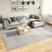 Vloerkleed 240x340 cm grijs polyester wasbaar