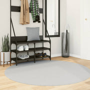 Vloerkleed HUARTE Ø 160 cm grijs wasbaar