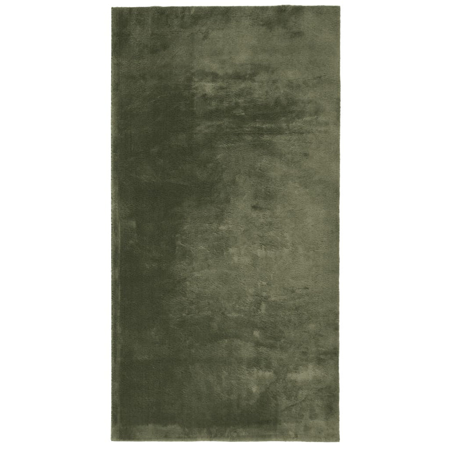 Vloerkleed Huarte Laagpolig Zacht Wasbaar Bos Groen 60 x 110 cm
