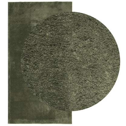 Vloerkleed Huarte Laagpolig Zacht Wasbaar Bos Groen 80 x 150 cm