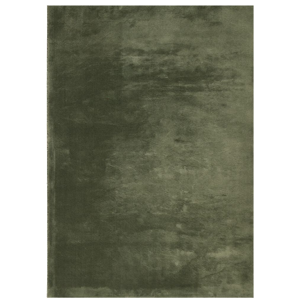 Vloerkleed Huarte Laagpolig Zacht Wasbaar Bos Groen 140 x 200 cm