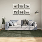 Vloerkleed 160x230 cm bosgroen laagpolig