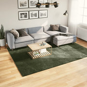 Vloerkleed 200x280 cm bosgroen laagpolig