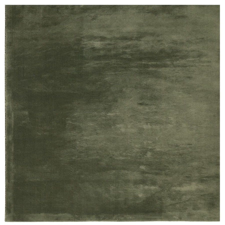 Vloerkleed Huarte Laagpolig Zacht Wasbaar Bos Groen 240 x 240 cm