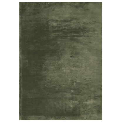 Vloerkleed HUARTE laagpolig zacht wasbaar 240x340 cm bosgroen