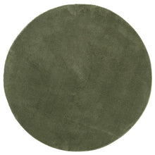 Vloerkleed Huarte Laagpolig Zacht Wasbaar Bos Groen Ø 80 cm
