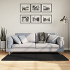 Vloerkleed HUARTE 80x150 cm zwart wasbaar