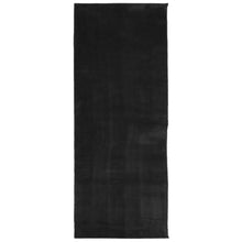 Vloerkleed Huarte Laagpolig Zacht Wasbaar Zwart 80 x 200 cm