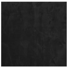 Vloerkleed Huarte Laagpolig Zacht Wasbaar Zwart 120 x 120 cm